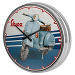 horloge murale vintage scooter vespa