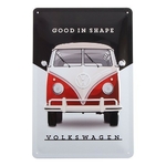 combi plaque émaillée publicité vw métal vintage rétro