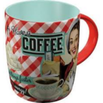 mug céramique tasse rétro vintage café