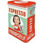 boite hermétique vintage expresso rétro