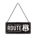 plaque à suspendre route 66