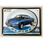 plaque métal alpine A110