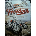 plaque harley freedom 30x40