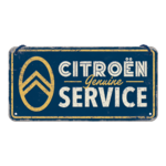 plaque métal citroen garage