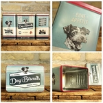 boite métal rétro croquettes chien