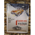 plaque publicitaire yacco