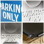 plaque déco bmw parking