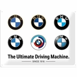 plaque-en-metal-30-x-40-cm-bmw-l-evolution-du-logo