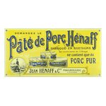 plaque émaillée pâté Henaff