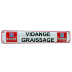 plaque émaillée antar atelier