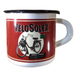 mug vintage émaillé velosolex