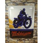 plaque métal déco motobécane rétro vintage