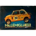 plaque fiat 500 milleglia vintage 1976