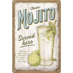 plaque métal mojito