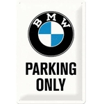 plaque émaillée vintage bmw métal