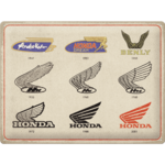 plaque honda logos retro