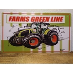 plaque vintage tracteur claas