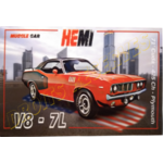 plaque metal plymouth hemi
