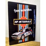 plaque métal lancia delta hf