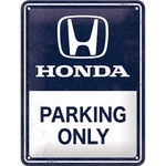 plaque métal honda parking