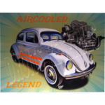 plaque métal cox aircooled