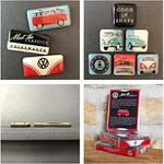set magnets volkswagen coccinelle combi classics