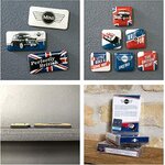 aimants de frigo austin mini vintage