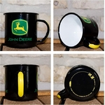 tasse à café john deere émaillée