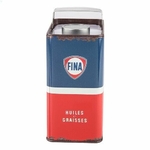 tirelire bidon huile fina vintage