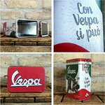 boite à café hermétique rétro vespa scooters