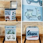 boite à thé vintage vespa scooters