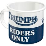tasse moto triumph émaillée