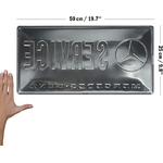 plaque mercedes vintage