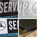 plaque à suspendre mercedes vintage