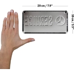 plaque émaillée mercedes rétro