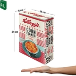 boite fer pin-up kelloggs vintage