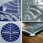 plaque vintage avions pan-am airways