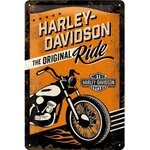 plaque harley original ride 20x30 nostalgic art 22237