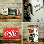 boîte stockage café vintage usa