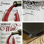 plaque vintage vins rouge bordeaux syrah cabernet sauvignon