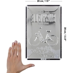 plaque émaillée vélo vintage