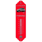 thermomètre-2cv-parking-rouge-vintage