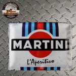 plaque logo martini racing vintage 30x40