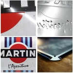 plaque vintage martini racing aperitivo