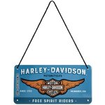 plaque à suspendre harley davidson motorcycle