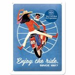 plaque vintage pan-am enjoy the ride 15x20