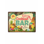 plaque vintage cocktail bar nostalgic art
