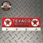 accroche clefs émaillé Texaco vintage
