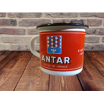 tasse vintage huile antar émail