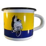 mug émaillé vintage BP michelin garage